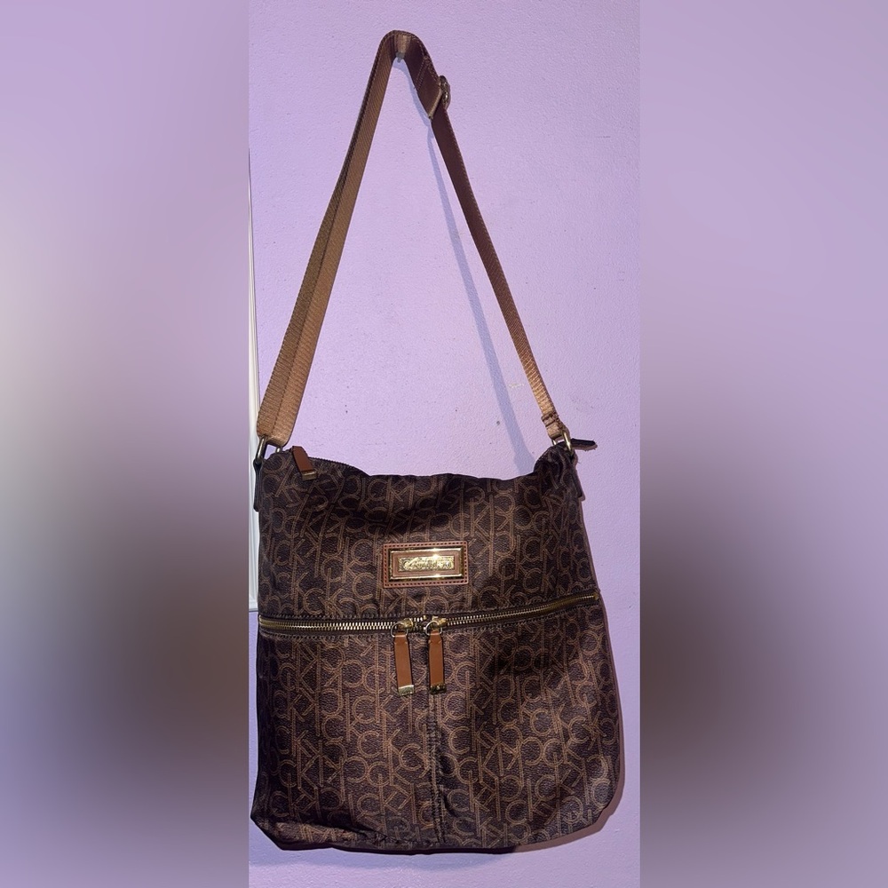 Calvin Klein Dark Brown Crossbody Bag